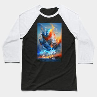 Ice and Fire Baseball T-Shirt